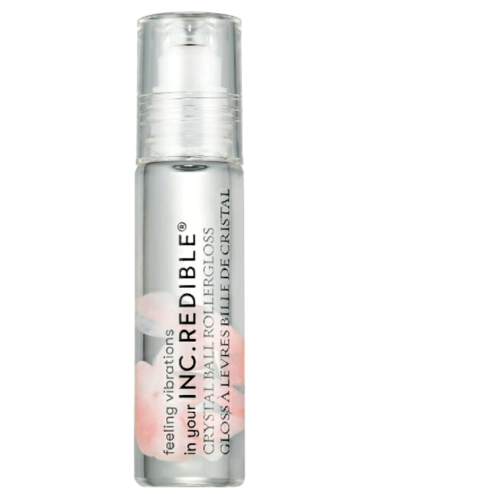 INC.REDIBLE ROSE QUARTZ CRYSTAL BALL ROLLERGLOSS.